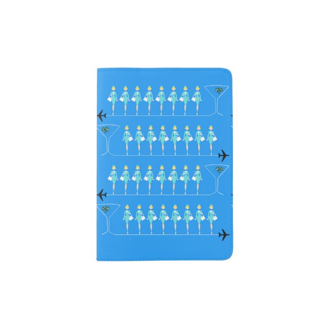 Classic Flight Attendant Passport Holder (Front)