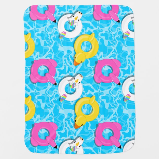 Classic Floaties Baby Blanket (Front)