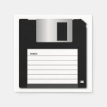 Classic Floppy Disk Computer Geek  Napkins