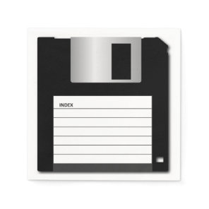 Classic Floppy Disk Computer Geek  Napkins