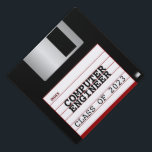 Classic Floppy Disk Personalized Tassel Topper<br><div class="desc">Congratulations Grad! Customize this classic old school floppy disk with your graduate's name and year of graduation,  or their degree (computer science,  engineering).</div>
