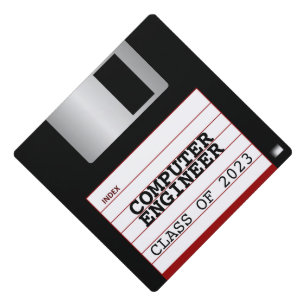 Classic Floppy Disk Personalized Tassel Topper