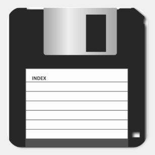 Classic Floppy Disk Sticker