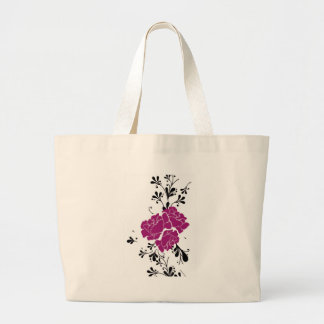 Classic Floral Bg Large Tote Bag