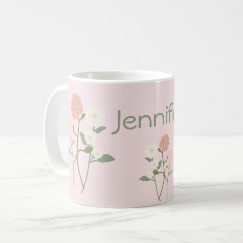 Classic Floral Coffee Mug