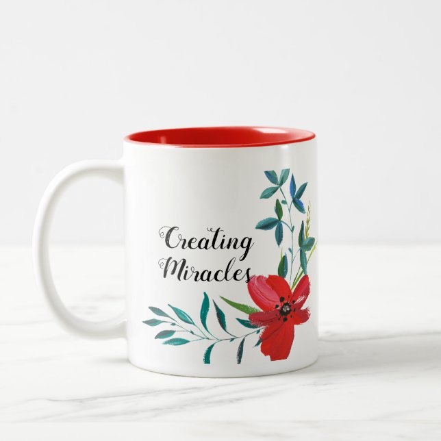 Classic Floral Gorgeous Coffee Mug (Left)