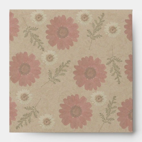 Classic Floral Invitation Envelope