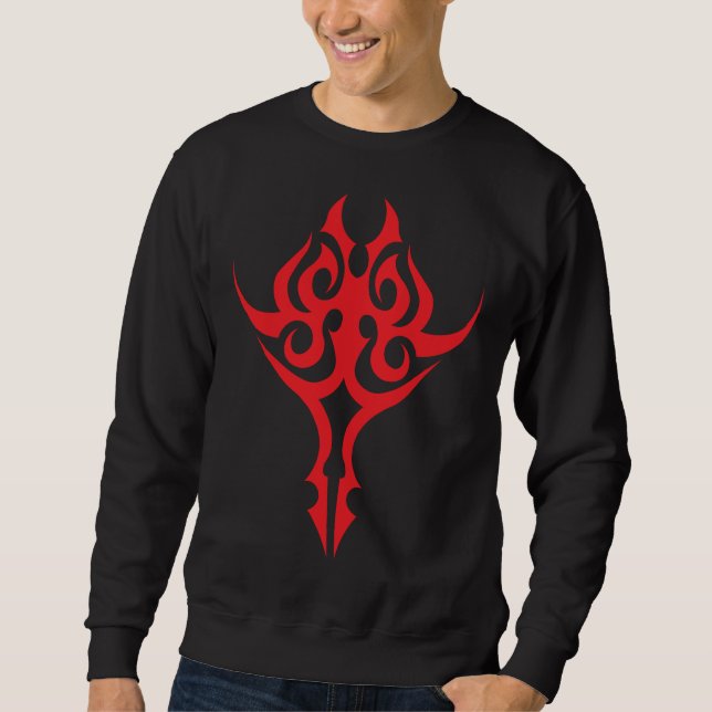 Classic Floral Ornament – Luxury Decorative Art Sweatshirt (Front)
