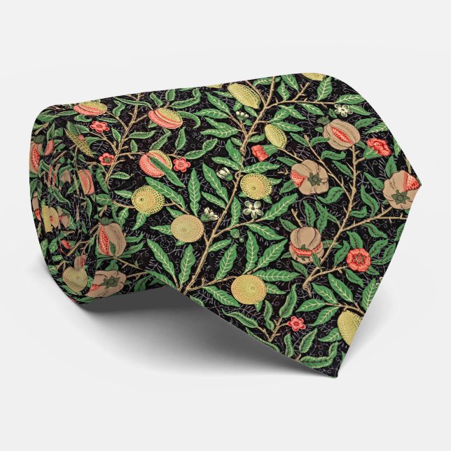Classic Floral Tie – Elegant Style (Rolled)