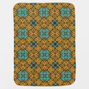 Classic Floral: Timeless Vintage Pattern. Baby Blanket