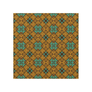 Classic Floral: Timeless Vintage Pattern. Wood Wall Art