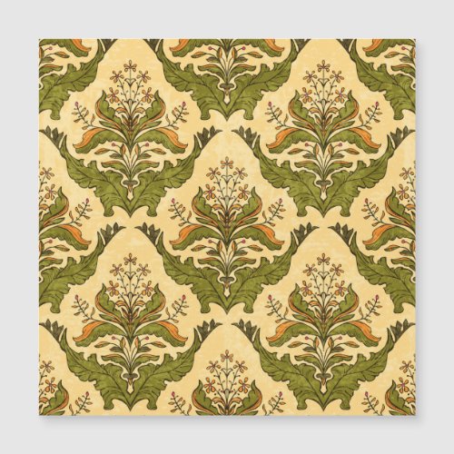 Classic floral wallpaper stylized damask