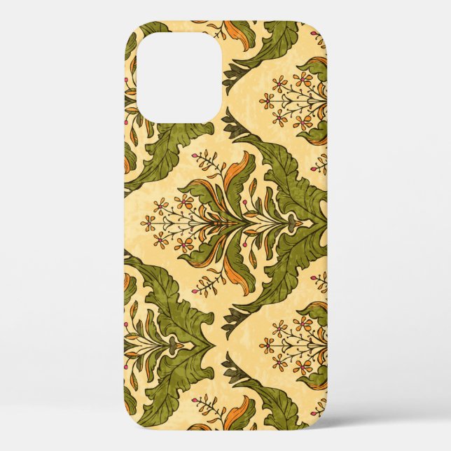 Classic floral wallpaper: stylized damask. Case-Mate iPhone case (Back)
