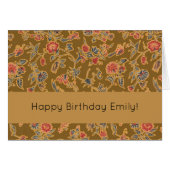 Classic Flower Chintz Pretty Soft Floral Design (Front Horizontal)