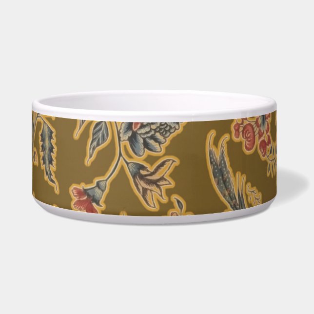 Classic Flower Chintz Pretty Soft Floral Design Bowl (Left)