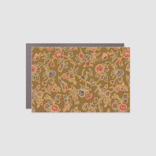 Classic Flower Chintz Pretty Soft Floral Design Car Magnet