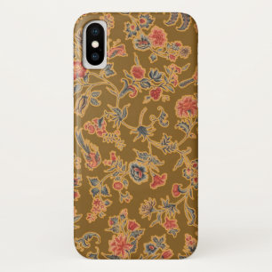Classic Flower Chintz Pretty Soft Floral Design iPhone X Case