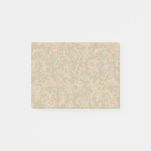 Classic Flower Chintz Pretty Soft Floral Design Post_it Notes