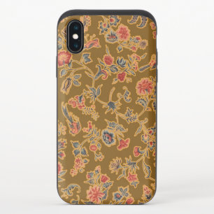 Classic Flower Chintz Pretty Soft Floral Design iPhone X Slider Case