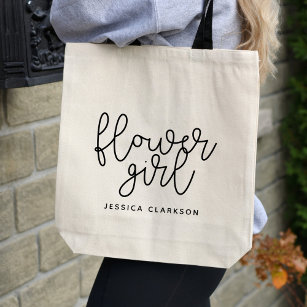 Classic Flower Girl Tote Bag