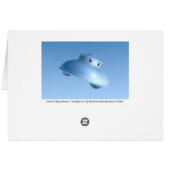 Classic Flying Saucer Cards (Back Horizontal)