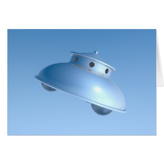 Classic Flying Saucer Cards (Front Horizontal)