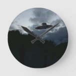 Classic Flying Saucer Wall Clock at Zazzle