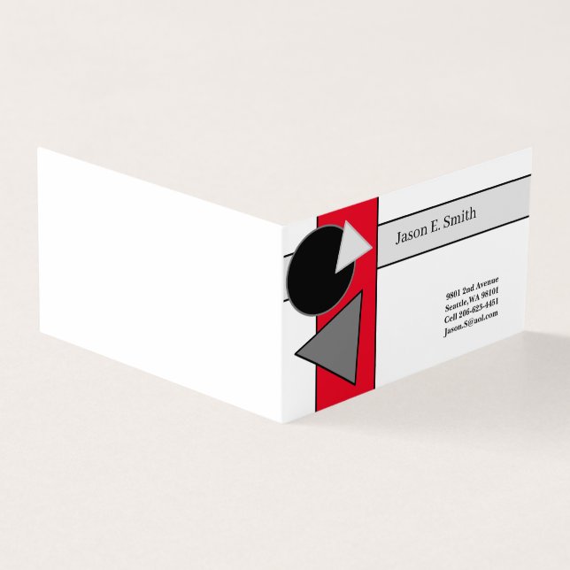 Classic Folded Calling Card (Outside)