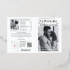 Classic Folded Wedding Newspaper Program Games