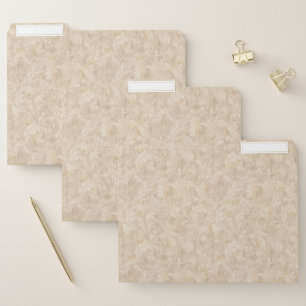 Classic Foliage Leaves Warm File Folder