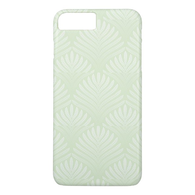 Classic foliage pattern in white and green Case-Mate iPhone case (Back)