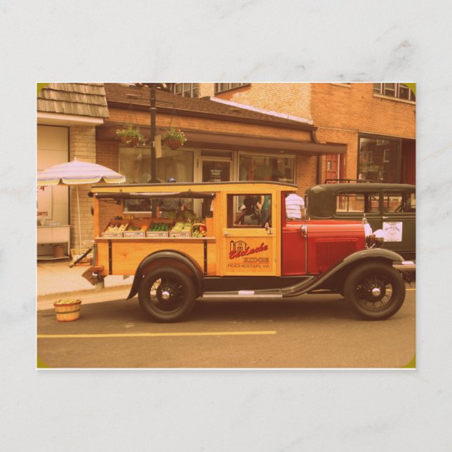 Classic Food Truck Postcard (Front)