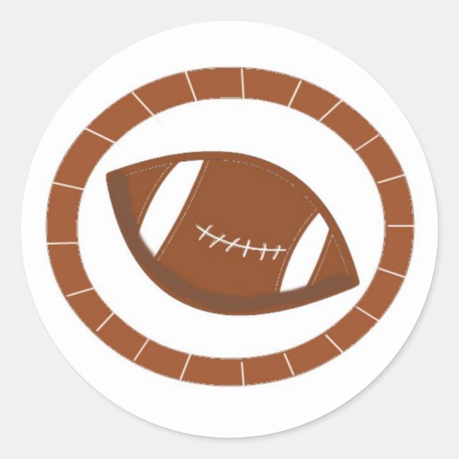 Classic Football Classic Round Sticker (Front)