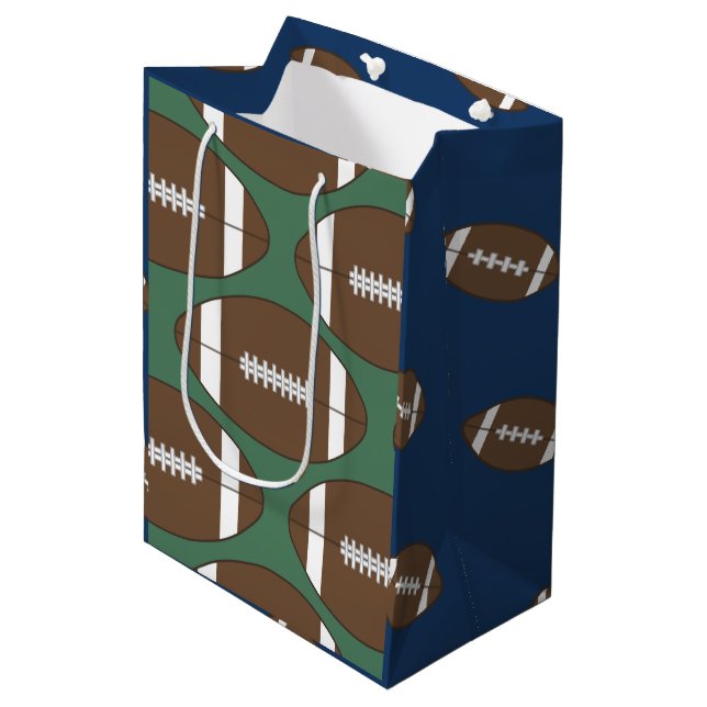 Classic Football Gift Bag (Front Angled)