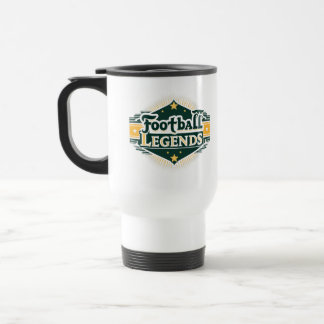 Classic football travel mug