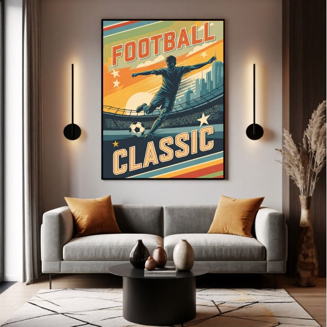 Classic Football Vintage Poster (Creator Uploaded)