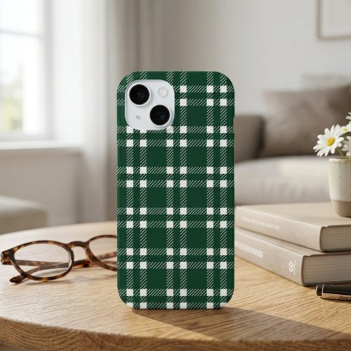 Classic Forest Green Tartan Plaid Matte Case