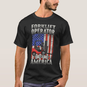 Classic Forklifter Cool Construction Worker Forkli T-Shirt
