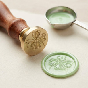 Classic Four-Leaf Clover Wax Seal Stamp