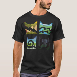Classic Four Warriors Warrior Cats Logo Classic T- T-Shirt
