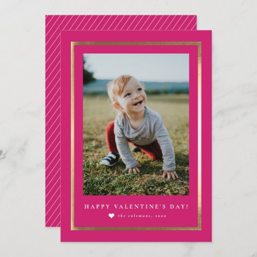 Classic Frame Portrait Photo Valentines Day  Note