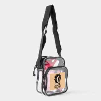 Classic Frames & Shadows Vintage Noir Clear Crossb Crossbody Bag