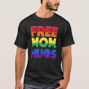Classic Free Mom Hugs Lgbt Pride Gay Transgender M T-Shirt