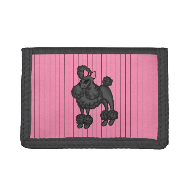 Classic French Poodle Wallet  (Front)