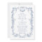 Classic French Victorian Blue Floral Wedding