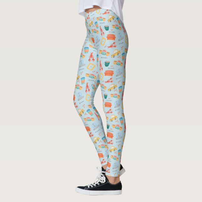 Classic FRIENDS™ Icons Pattern Leggings (Left)