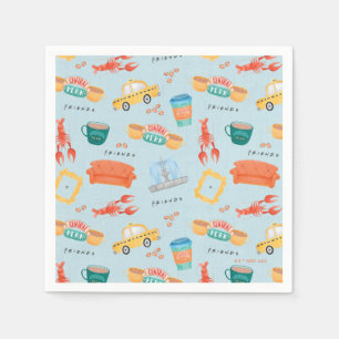 Classic FRIENDS™ Icons Pattern Napkins