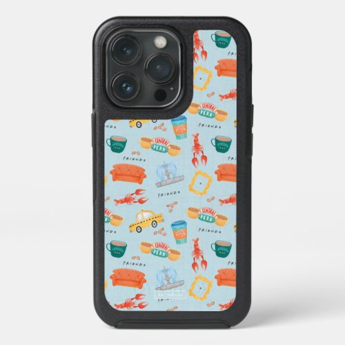 Classic FRIENDS Icons Pattern iPhone 13 Pro Case