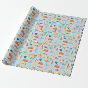 Classic FRIENDS™ Icons Pattern Wrapping Paper