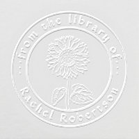 Classic From The LIbrary of Custom Sunflower Book